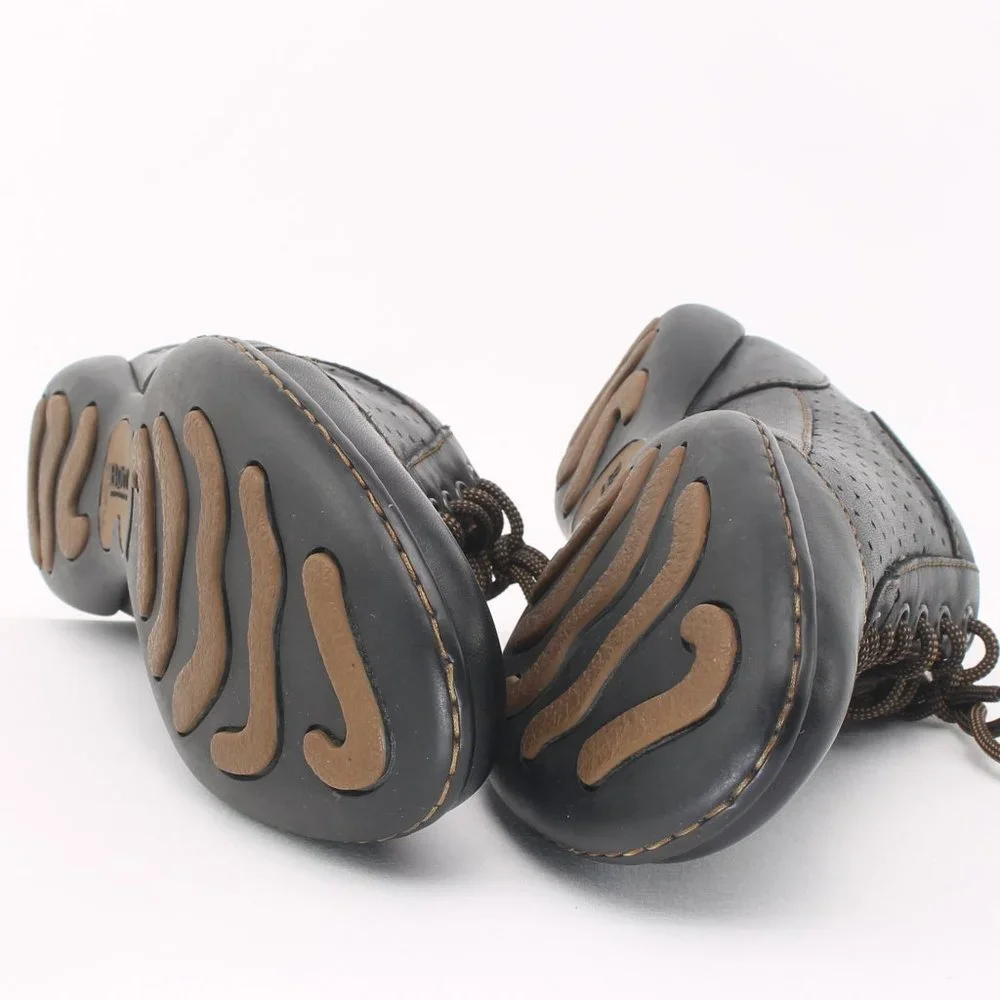 Born Black Perforated Leather Lace-Up Casual Oxford Sneakers Women's 6 NWT - Picture 10 of 15